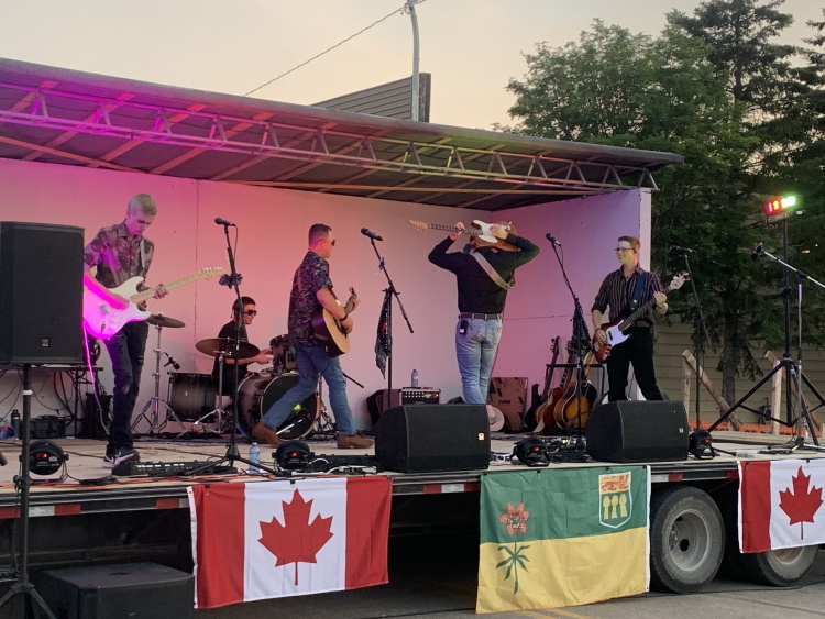 High energy performances on stage at Watson's Street Fest